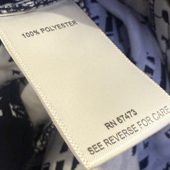 Just...Taylor Navy and White Abstract Dress - Picture 6 of 6